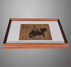 武夷山书画装裱配框服务案例